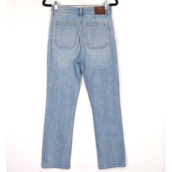 Aritzia DENIM FORUM THE JUST PEACHY STRAIGHT Jeans Size 28 ORGANIC COTTON - Picture 2 of 13